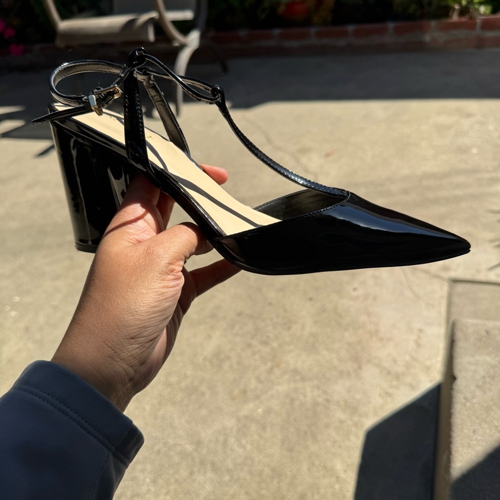 Black Patent Leather Women's Heels